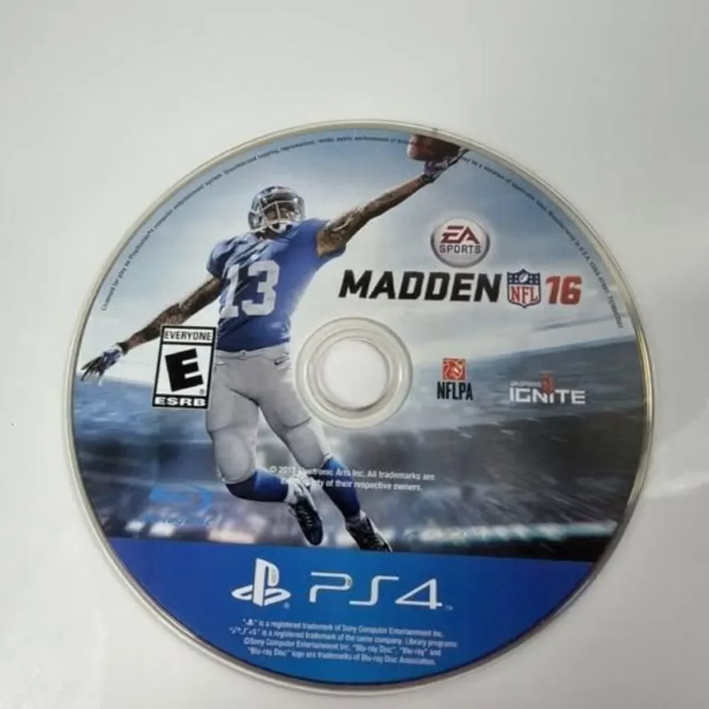Madden NFL PS4 Lot Madden 16 18 20 EA Sports Football Games TESTED